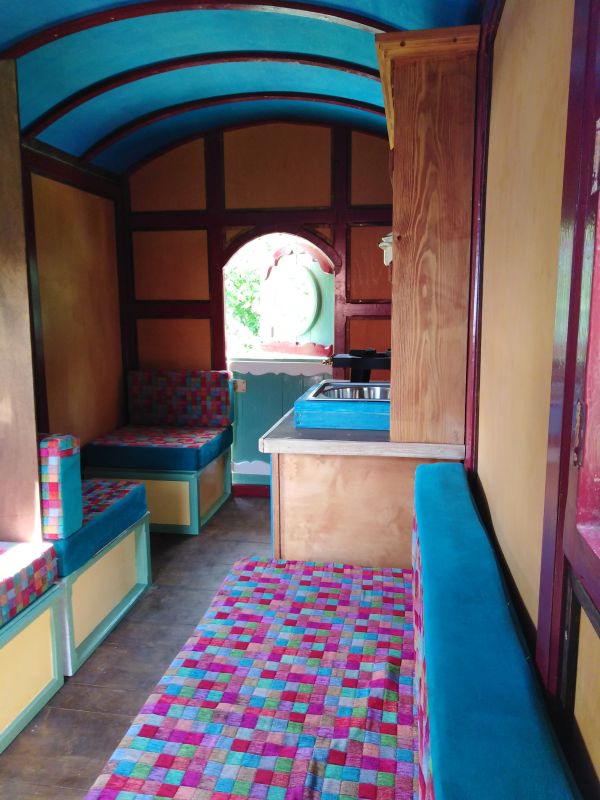 gypsy wagon inside